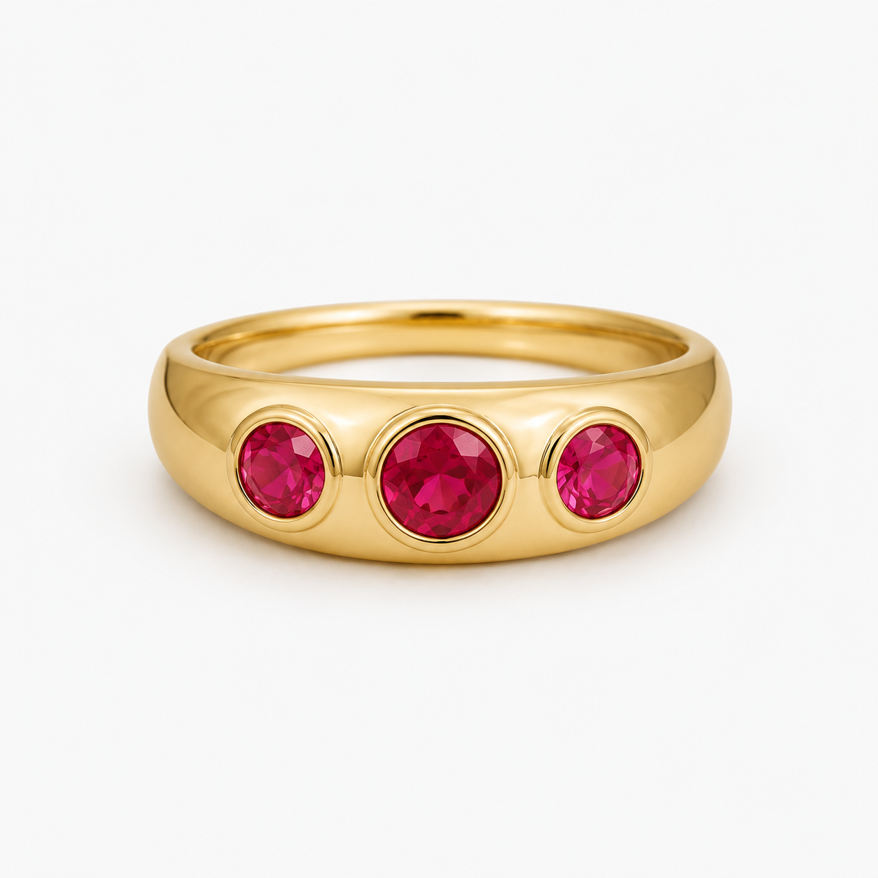Cool Girl Rubi Pinky Ring